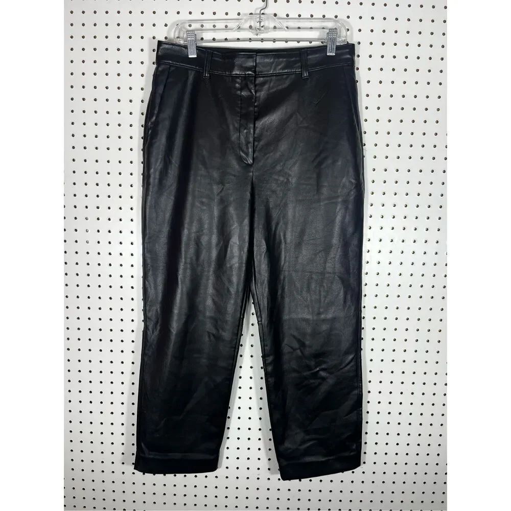 Babaton patent leather pants size 12